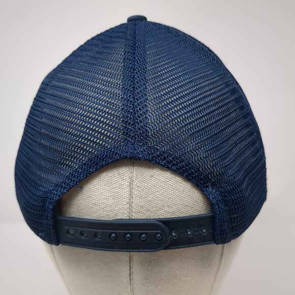 St. Marks Future Cities Team Snapback Trucker Hat Blue One Size Mesh Back - Picture 6 of 10